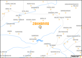 map of Zakharino