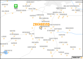map of Zakhar\