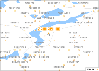map of Zakharkino