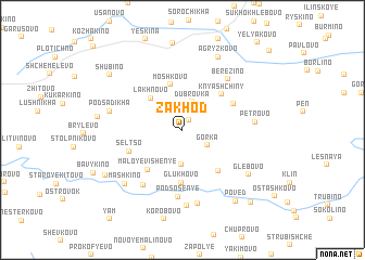 map of Zakhod