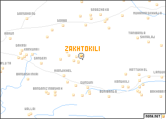 map of Zakhto Kili