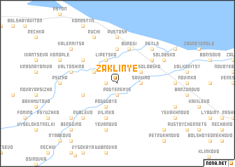 map of Zaklin\