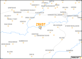 map of Zakot
