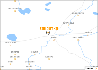 map of Zakrutka