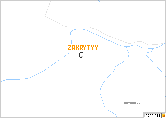 map of Zakrytyy