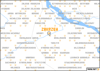 map of Zakrzew