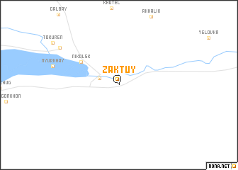 map of Zaktuy