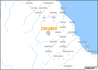 map of Zakubep