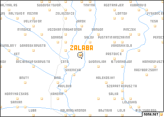 map of Zalaba