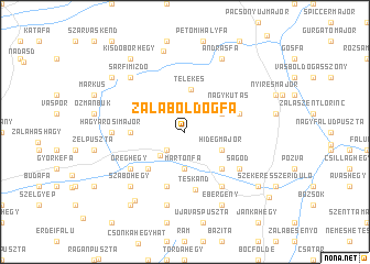 map of Zalaboldogfa