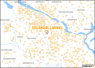 map of Zālam Dallo Khel