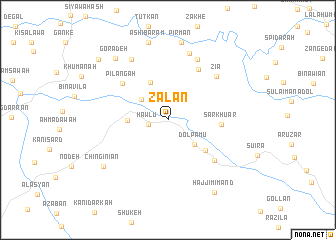 map of Zalan