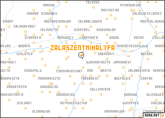 map of Zalaszentmihályfa