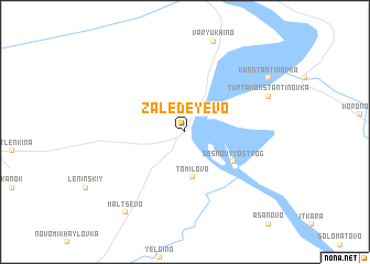 map of Zaledeyevo