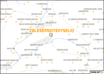 map of Zalesenskiye Vyselki