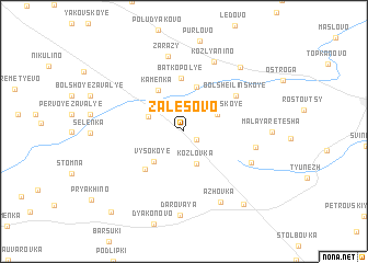 map of Zalesovo