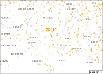 map of Zalin