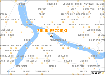 map of Zaliwie Szpinki