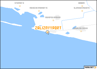 map of Zaliznyy Port