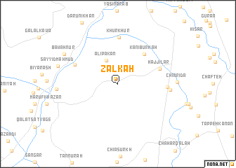 map of Zalkah
