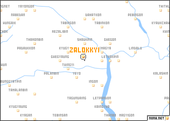 map of Zalokkyi