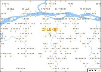 map of Zalokma