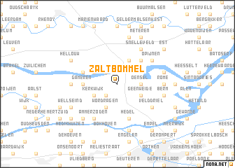 map of Zaltbommel