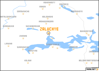 map of Zaluch\