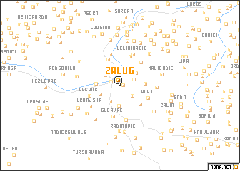 map of Zalug