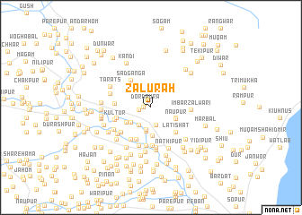 map of Zalūrāh