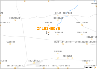 map of Zaluzhnoye