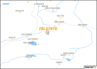 map of Zaluzh\