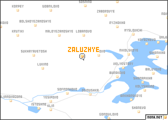 map of Zaluzh\