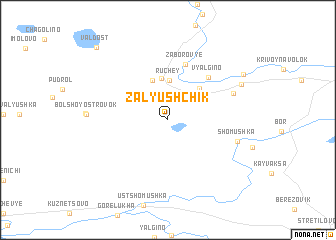 map of Zalyushchik