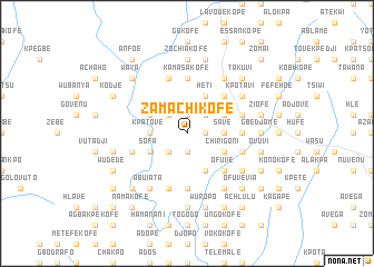 map of Zamachikofe