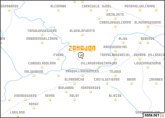 map of Zamajón