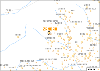 map of Zambak