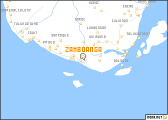 map of Zamboanga