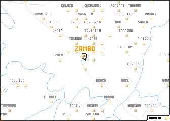 map of Zambo