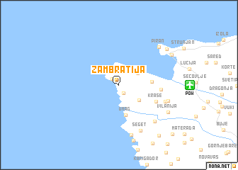 map of Zambratija