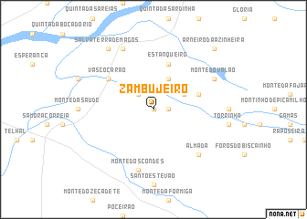 map of Zambujeiro