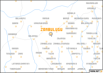 map of Zambulugu