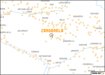map of Zamdo Mela