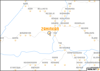 map of Zaminkan
