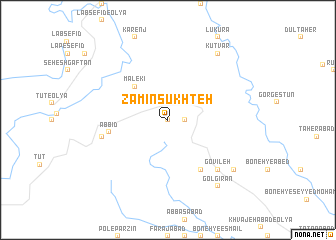 map of Zamīn Sūkhteh