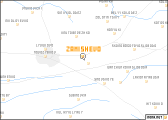 map of Zamishëvo