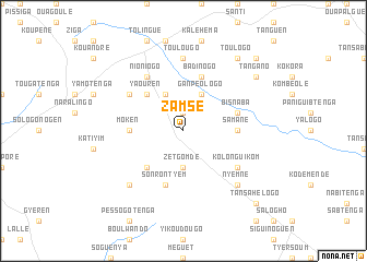 map of Zamsé
