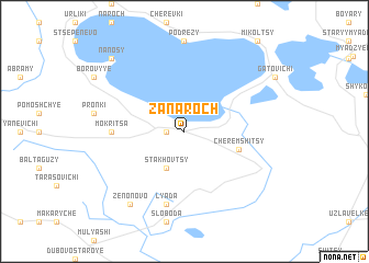 map of Zanarochʼ