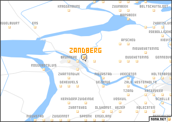 map of Zandberg