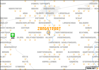 map of Zandstraat
